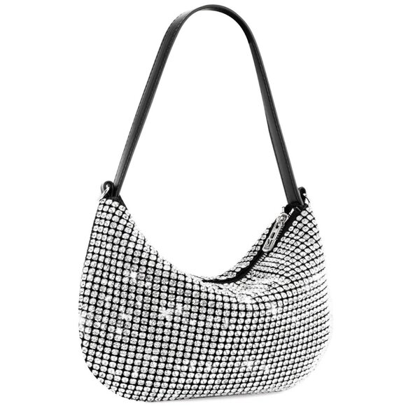 MONTANA WEST Sparkly Rhinestone Clutch Shoulder Hobo Bag NWT - Picture 3 of 5